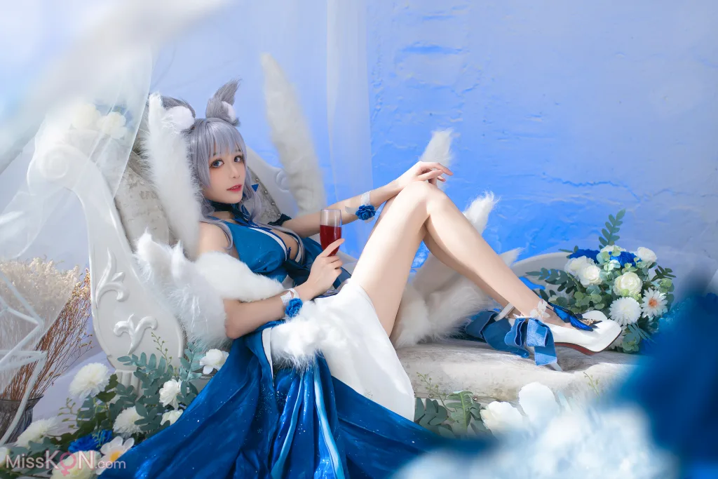 Coser@Tomoyo酱: 碧蓝 信浓礼服 (22 photos)