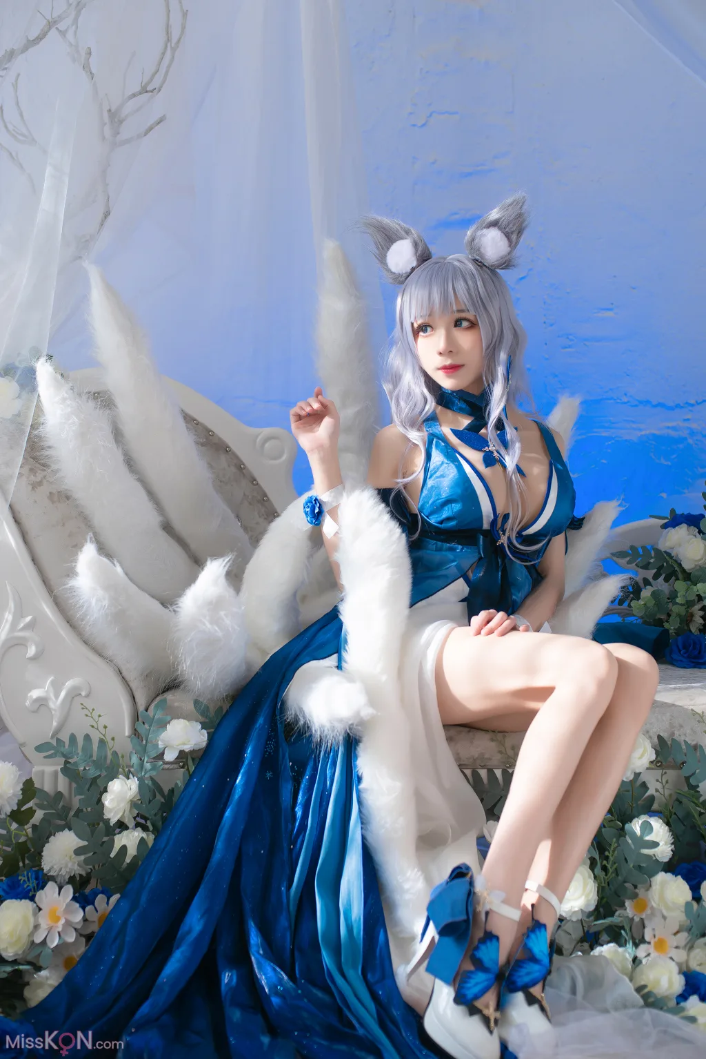 Coser@Tomoyo酱: 碧蓝 信浓礼服 (22 photos)