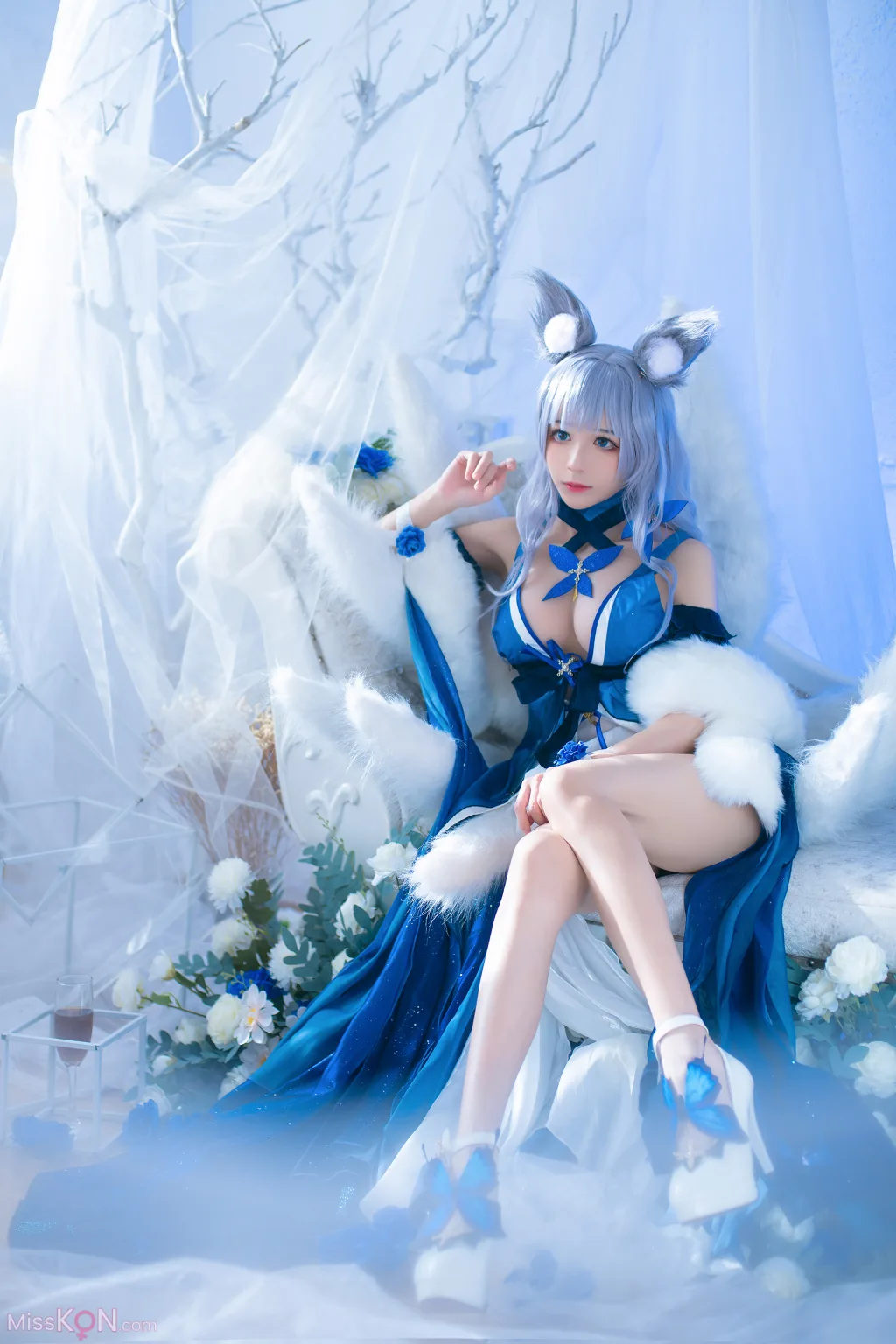 Coser@Tomoyo酱: 碧蓝 信浓礼服 (22 photos)