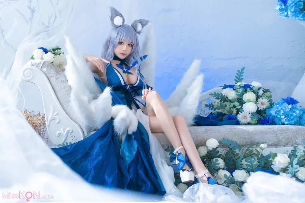 Coser@Tomoyo酱: 碧蓝 信浓礼服 (22 photos)