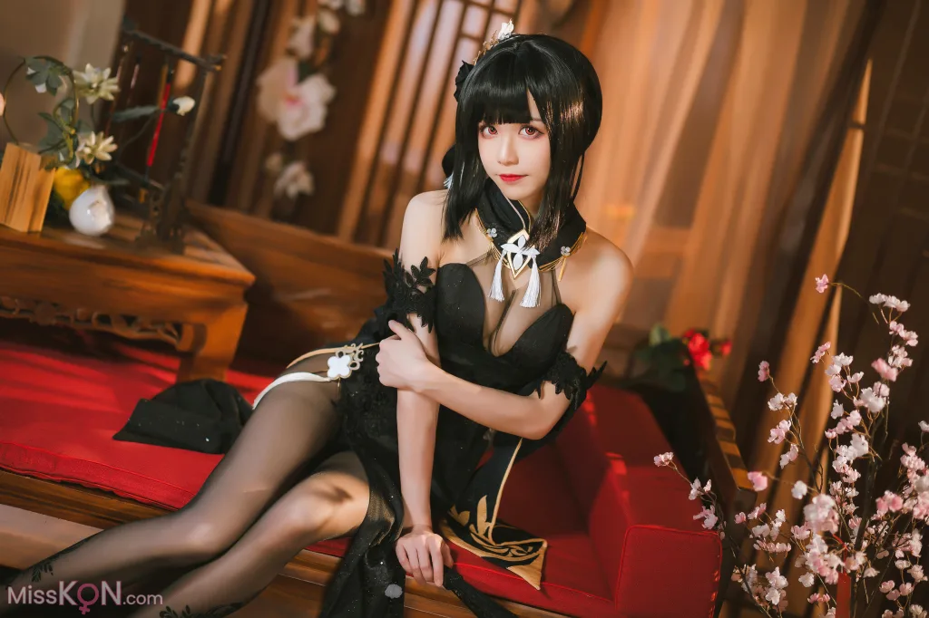 Coser@Tomoyo酱: 碧蓝航线 镇海旗袍 (27 photos)