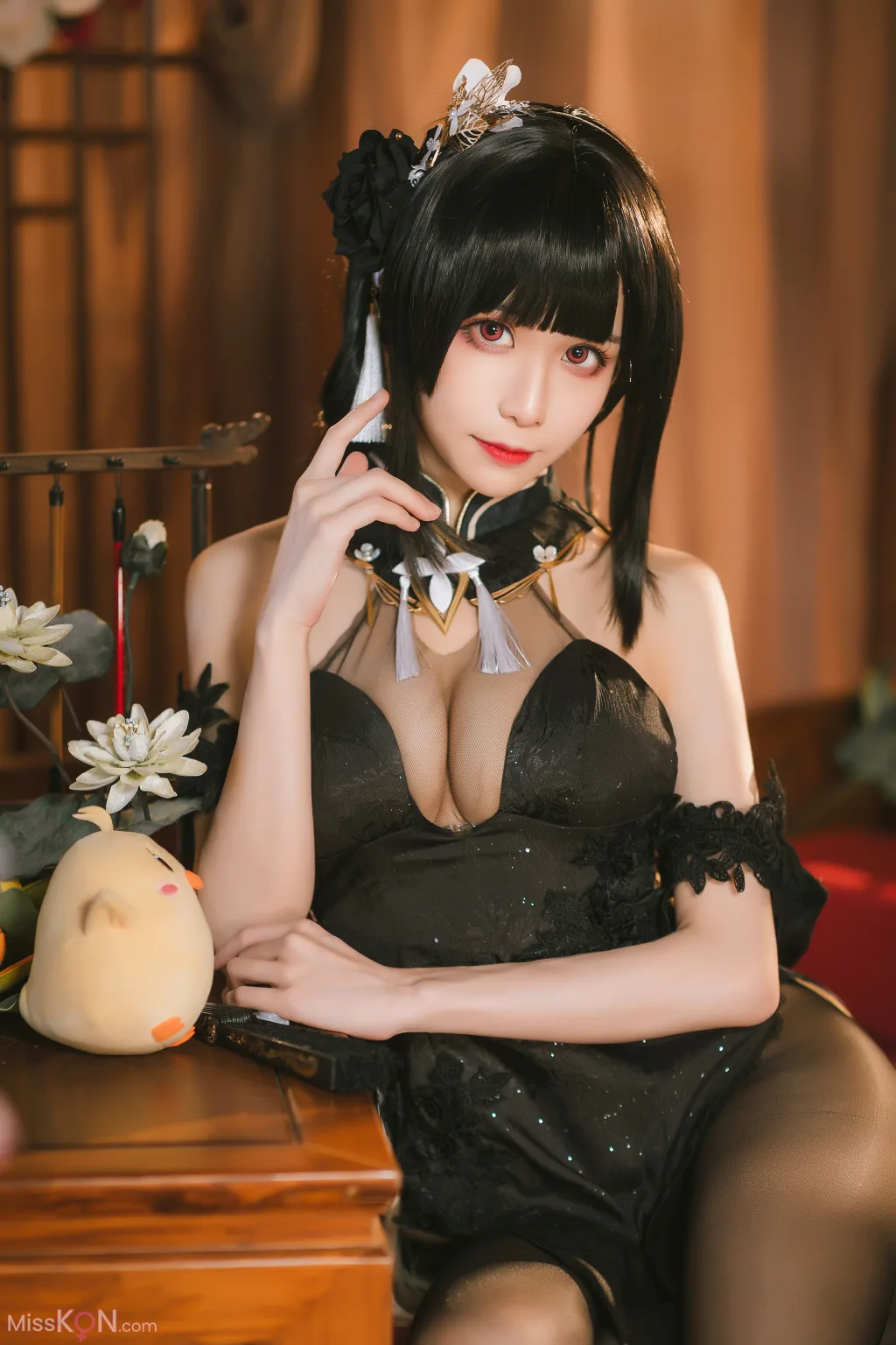 Coser@Tomoyo酱: 碧蓝航线 镇海旗袍 (27 photos)