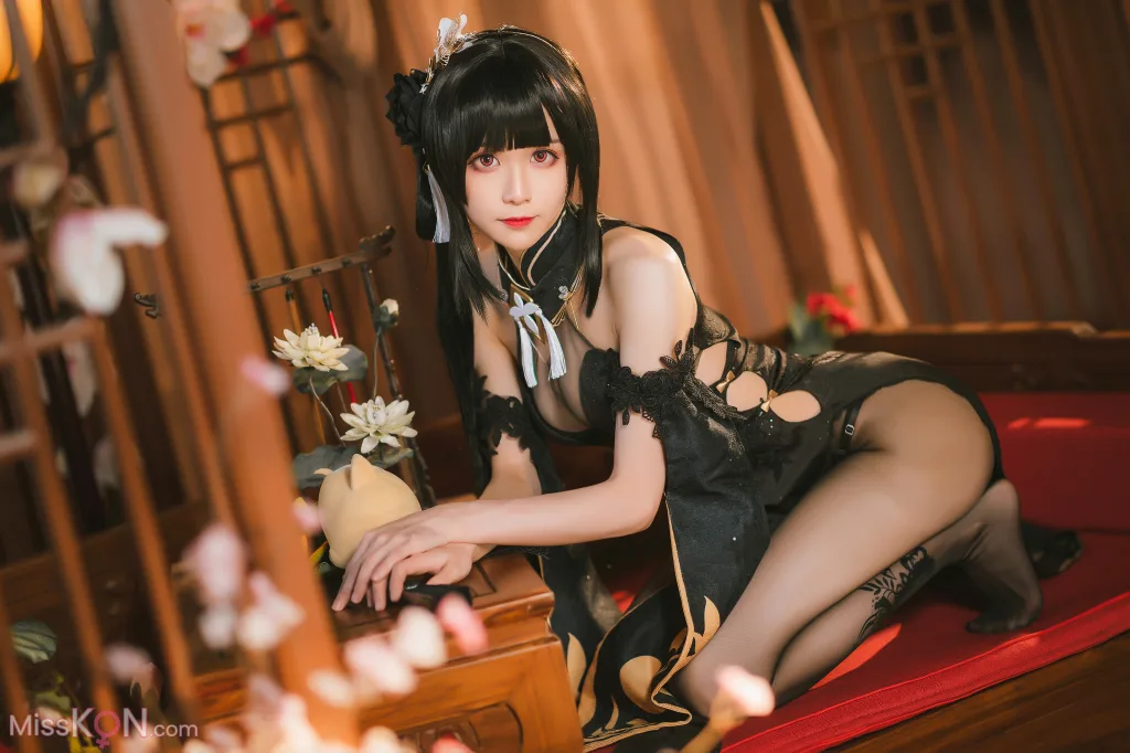 Coser@Tomoyo酱: 碧蓝航线 镇海旗袍 (27 photos)