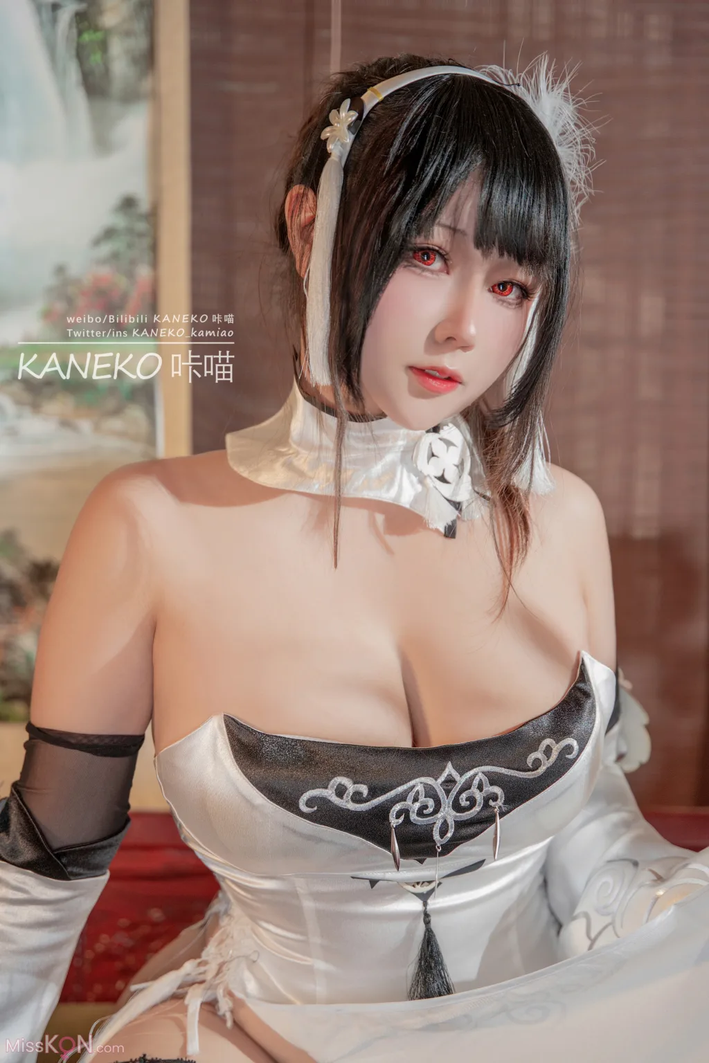 Coser@KANEKO_咔喵: 碧蓝航线 镇海 白旗袍 (30 photos)