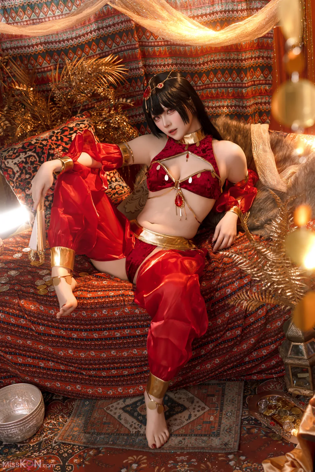 Coser@屿鱼: 大凤舞娘 新年特典 (50 photos)