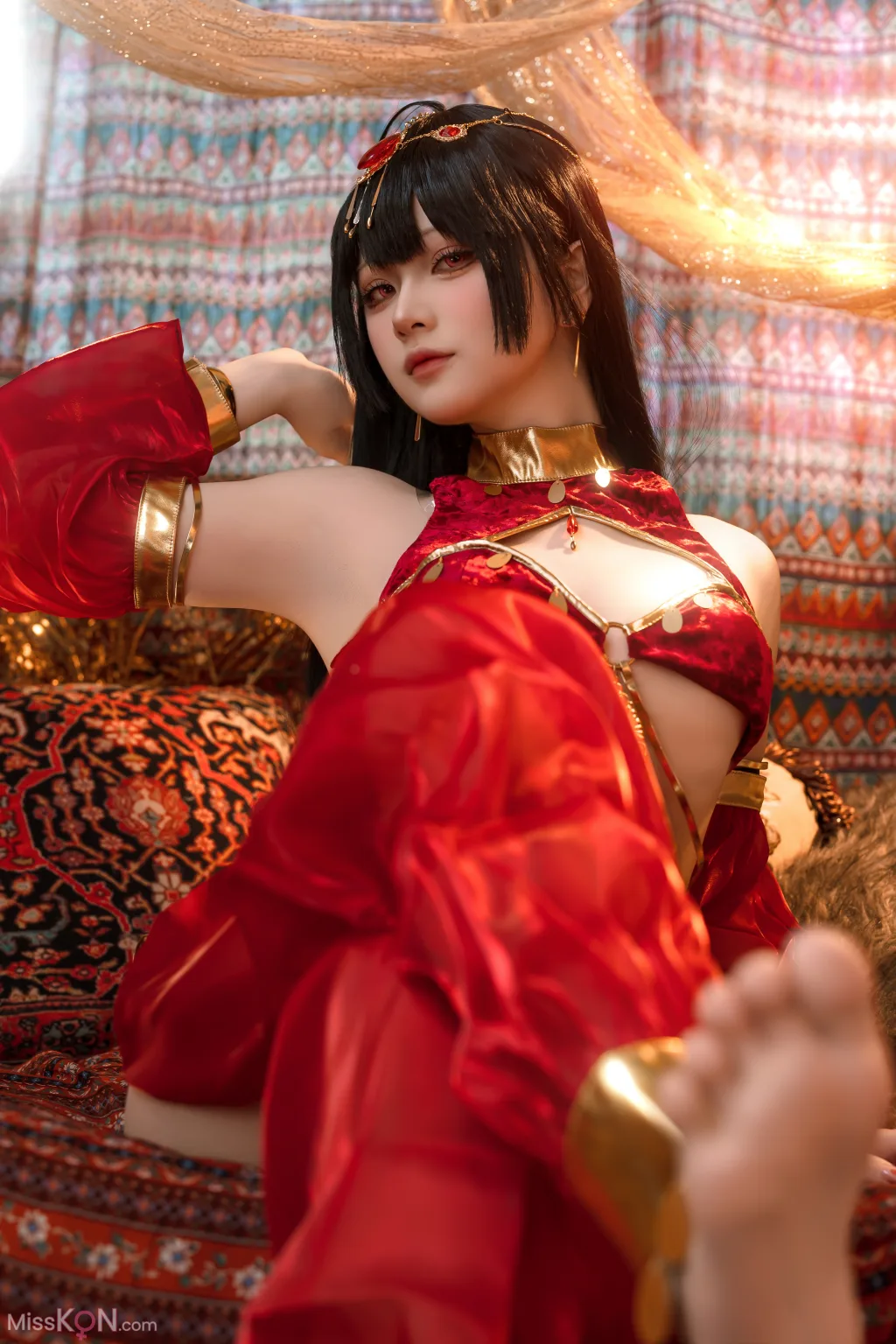 Coser@屿鱼: 大凤舞娘 新年特典 (50 photos)