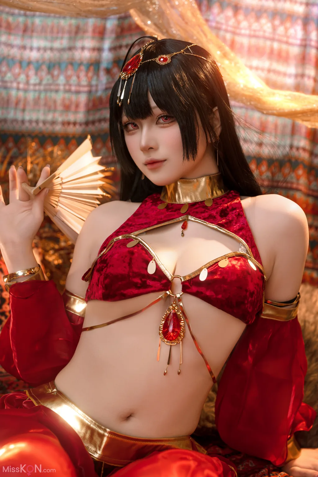 Coser@屿鱼: 大凤舞娘 新年特典 (50 photos)