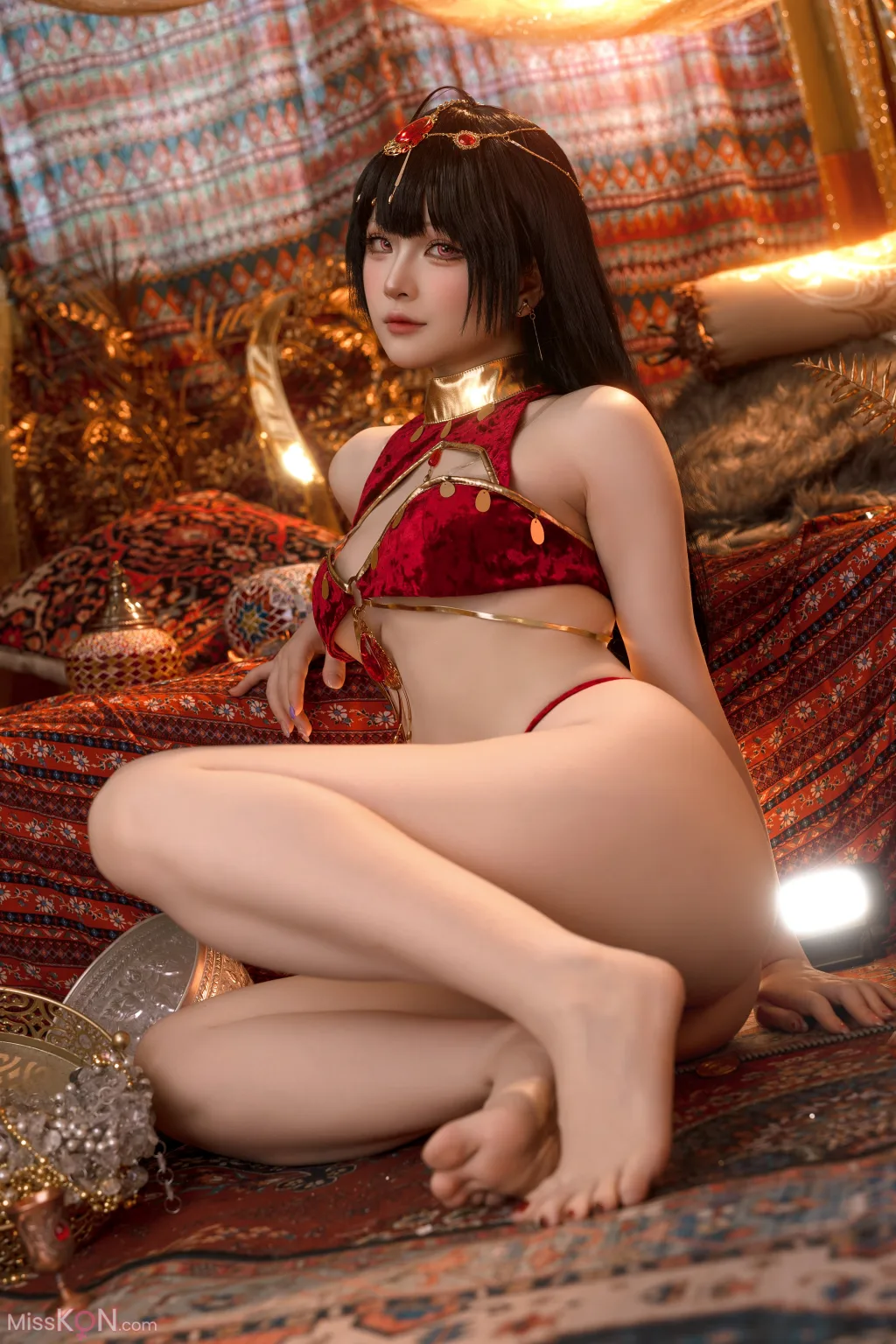 Coser@屿鱼: 大凤舞娘 新年特典 (50 photos)