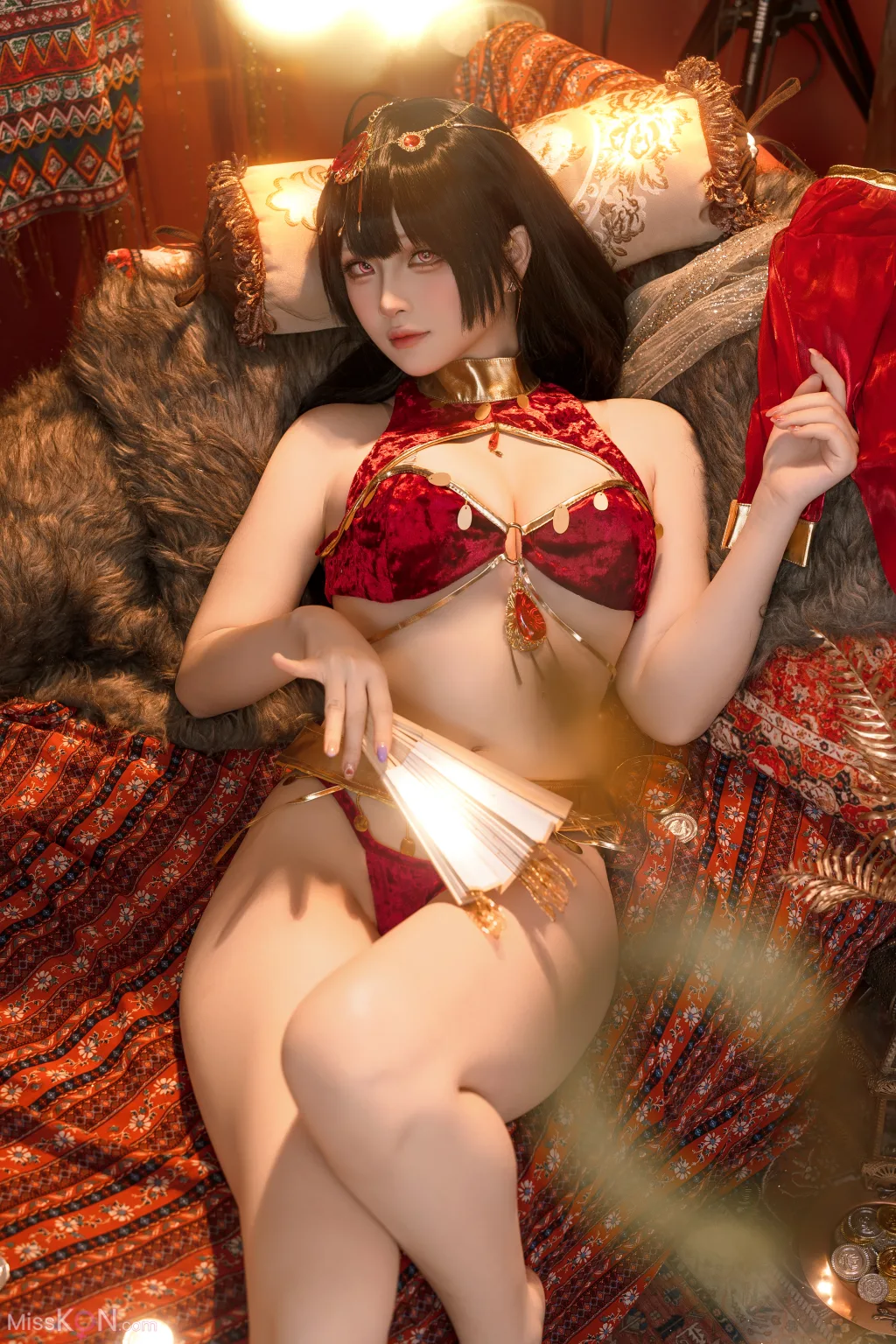 Coser@屿鱼: 大凤舞娘 新年特典 (50 photos)