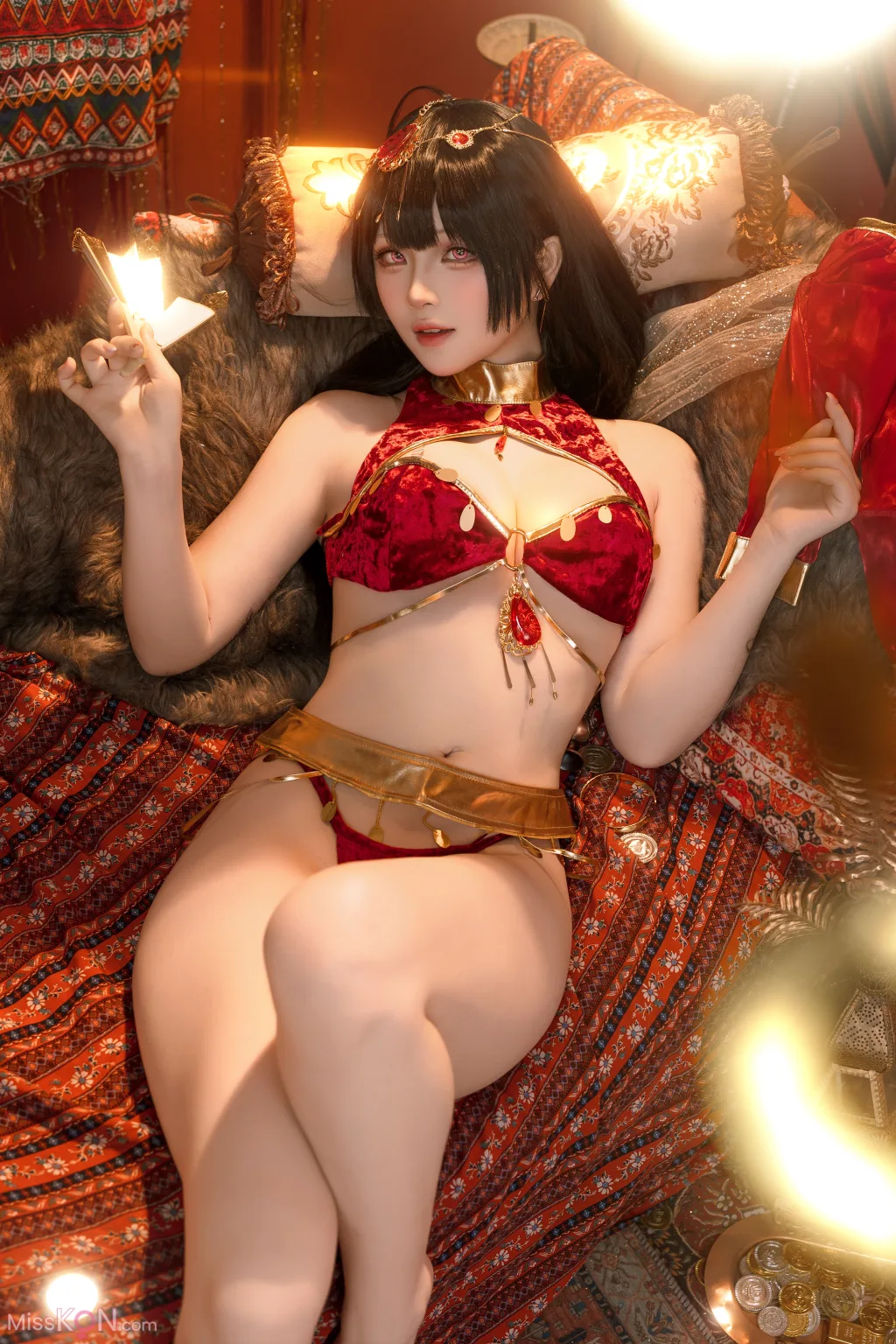 Coser@屿鱼: 大凤舞娘 新年特典 (50 photos)