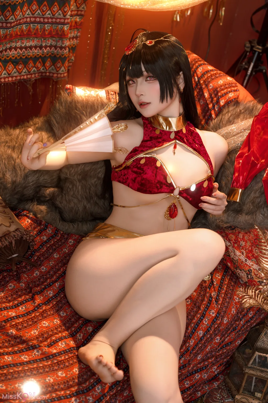 Coser@屿鱼: 大凤舞娘 新年特典 (50 photos)