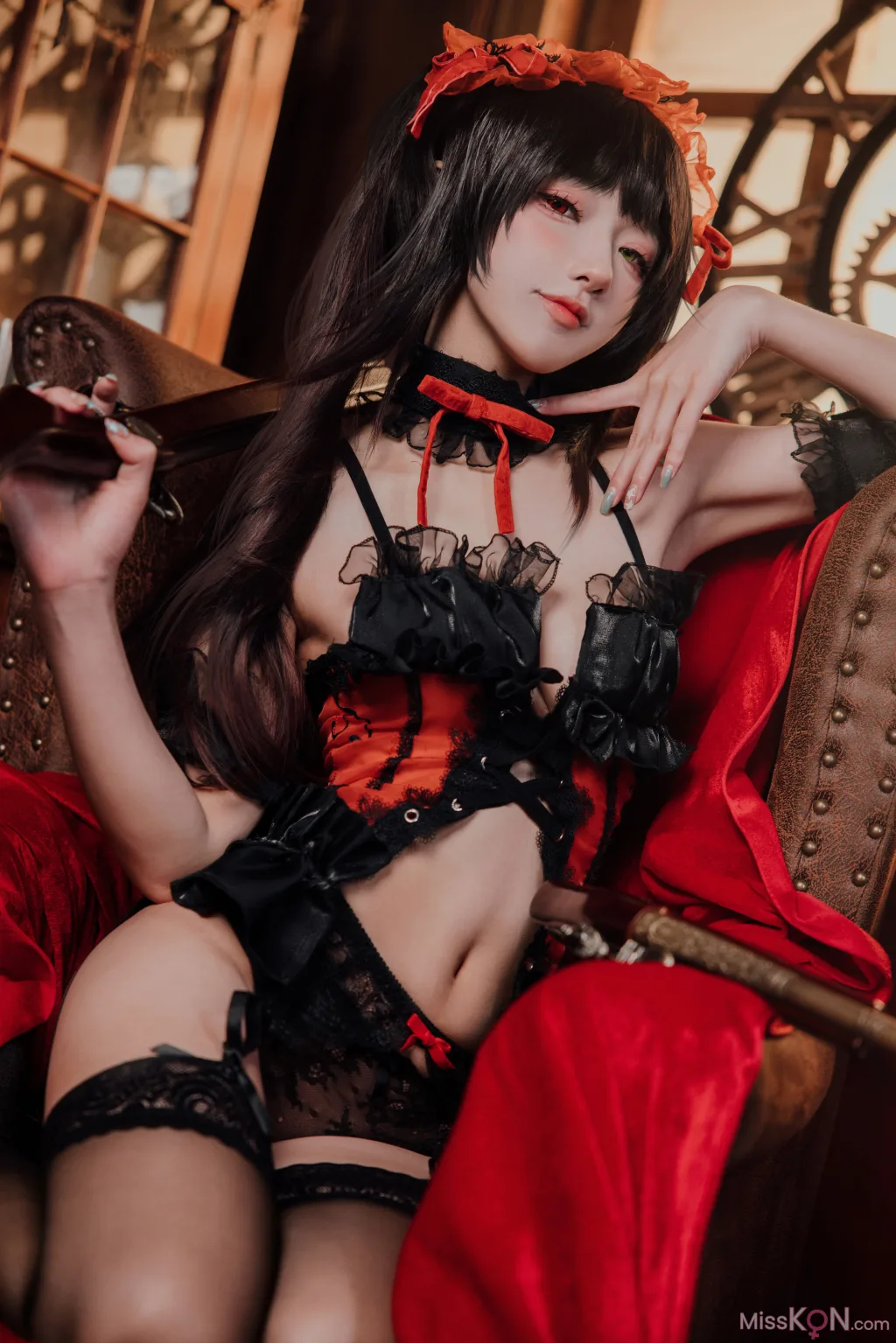 Coser@阿包也是兔娘: 时崎狂三 (36 photos)