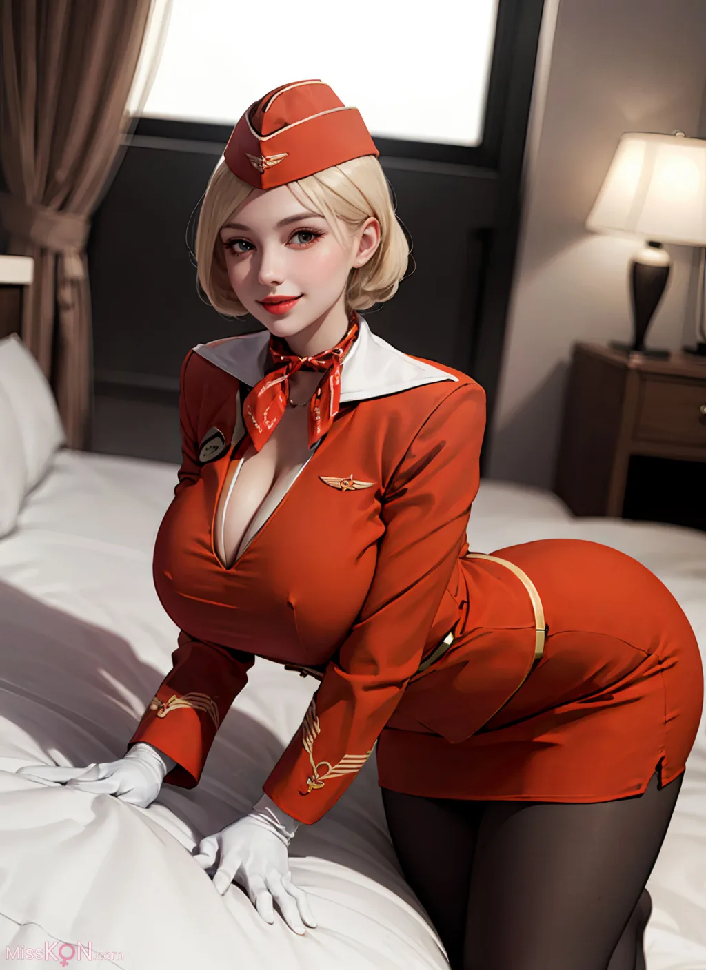 [AI Generated] Beautiful – Stewardess_extra (86 ảnh)