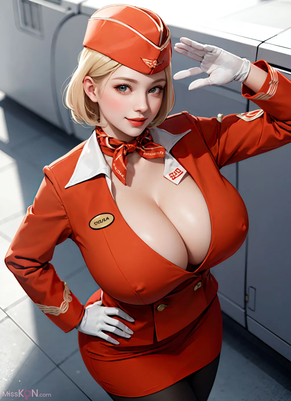 [AI Generated] Beautiful – Stewardess_extra (86 ảnh)