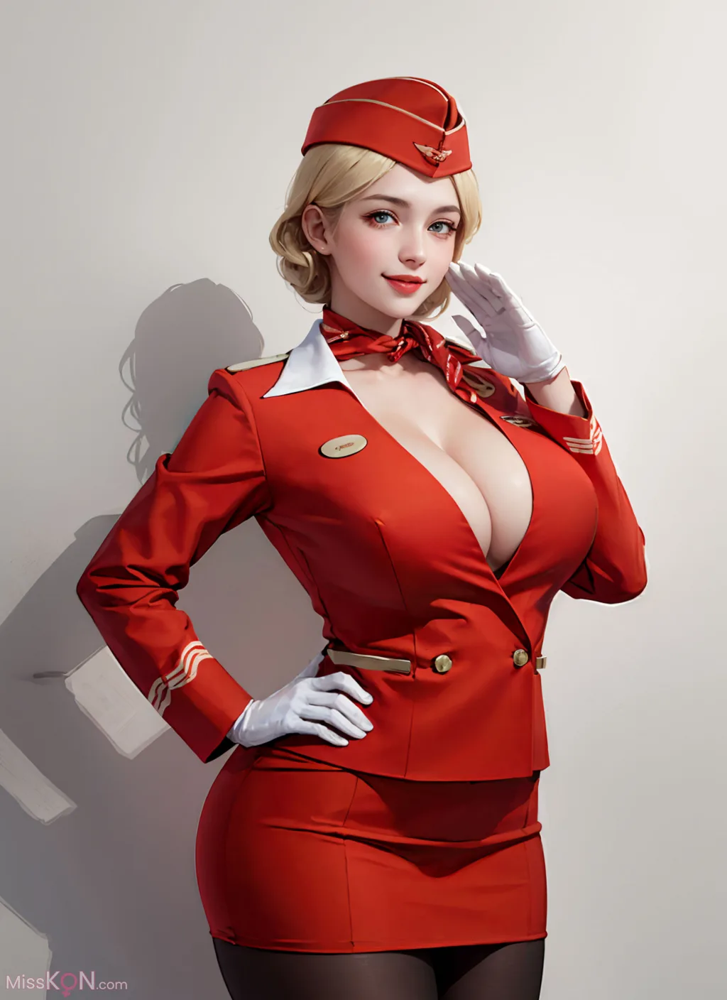 [AI Generated] Beautiful – Stewardess_extra (86 ảnh)