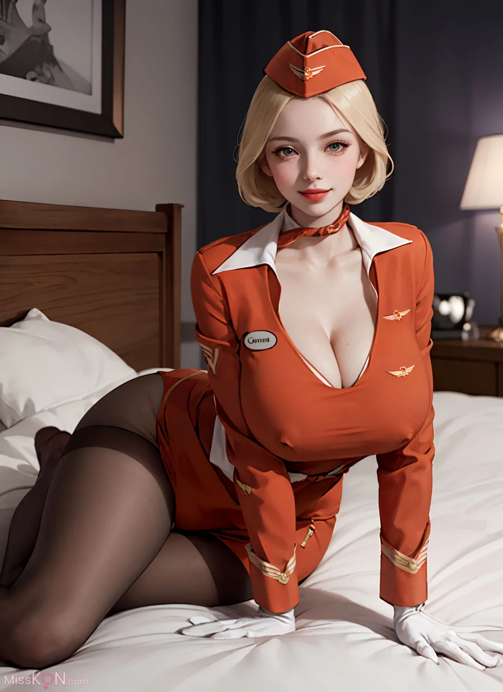 [AI Generated] Beautiful – Stewardess_extra (86 ảnh)