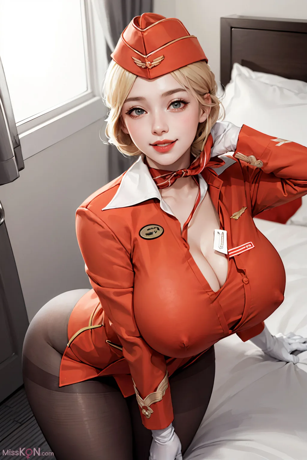 [AI Generated] Beautiful – Stewardess_extra (86 ảnh)