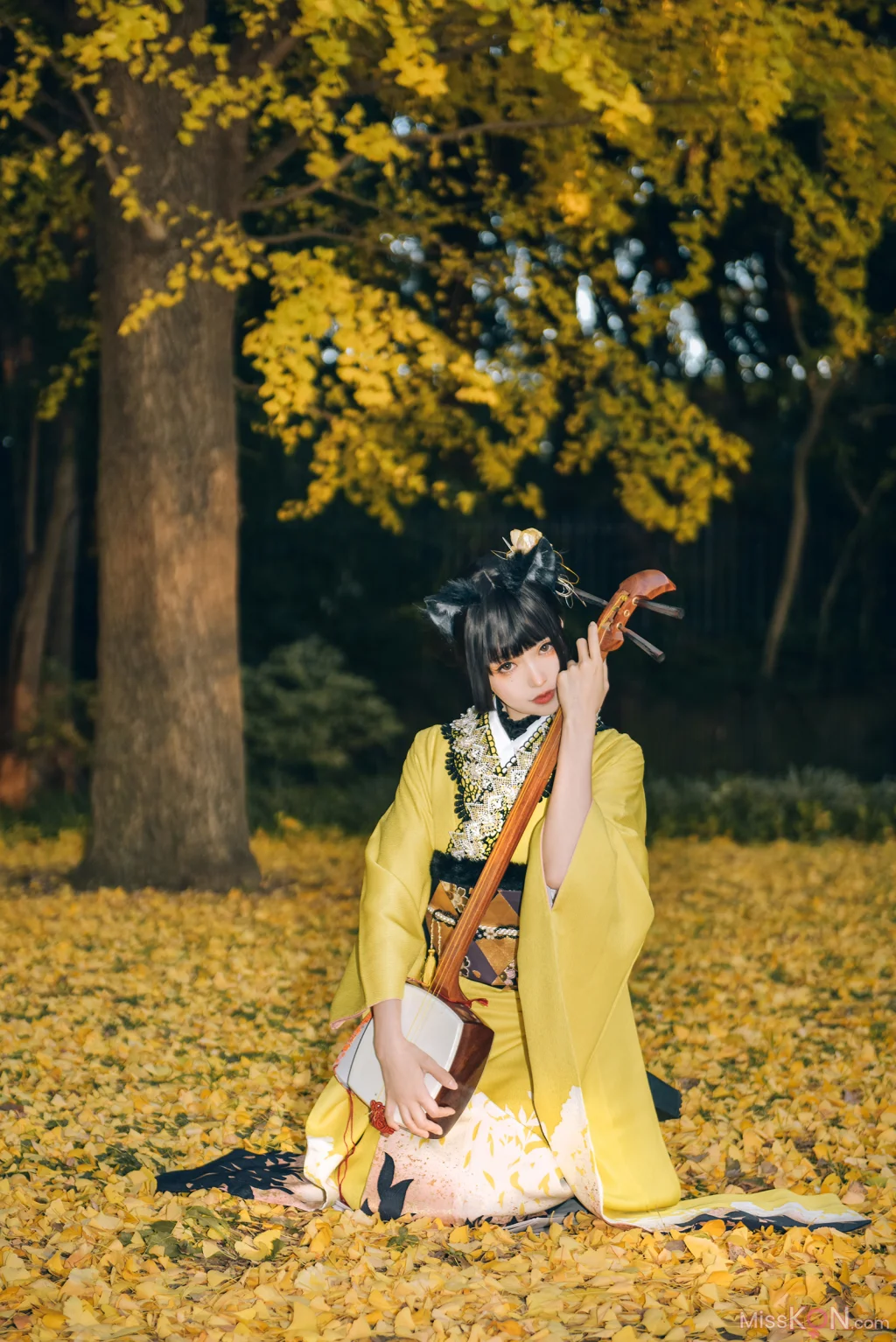 Coser@Ely_eee (ElyEE子): Ginkgo Black Cat 銀杏黑貓 (23 photos + 1 video) – Page 2