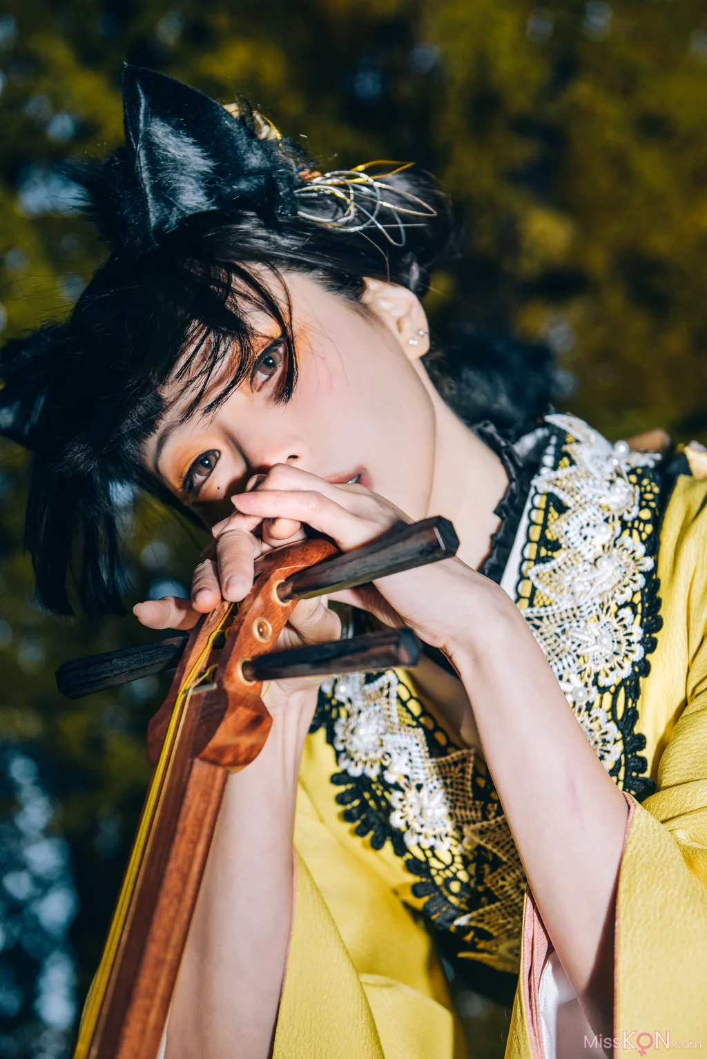 Coser@Ely_eee (ElyEE子): Ginkgo Black Cat 銀杏黑貓 (23 photos + 1 video) – Page 3
