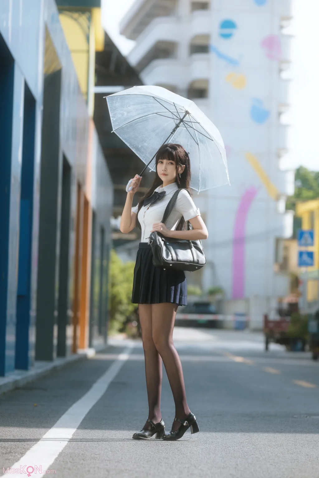 Coser@不呆猫: JK学妹户外 (59 photos)