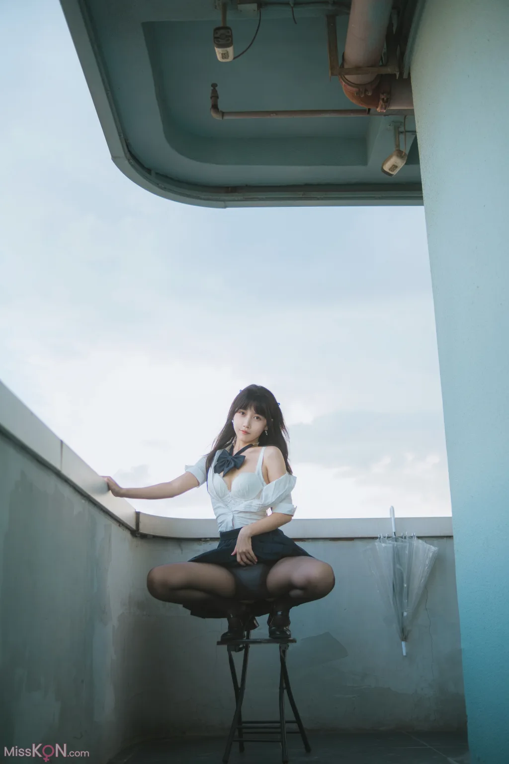 Coser@不呆猫: JK学妹户外 (59 photos)