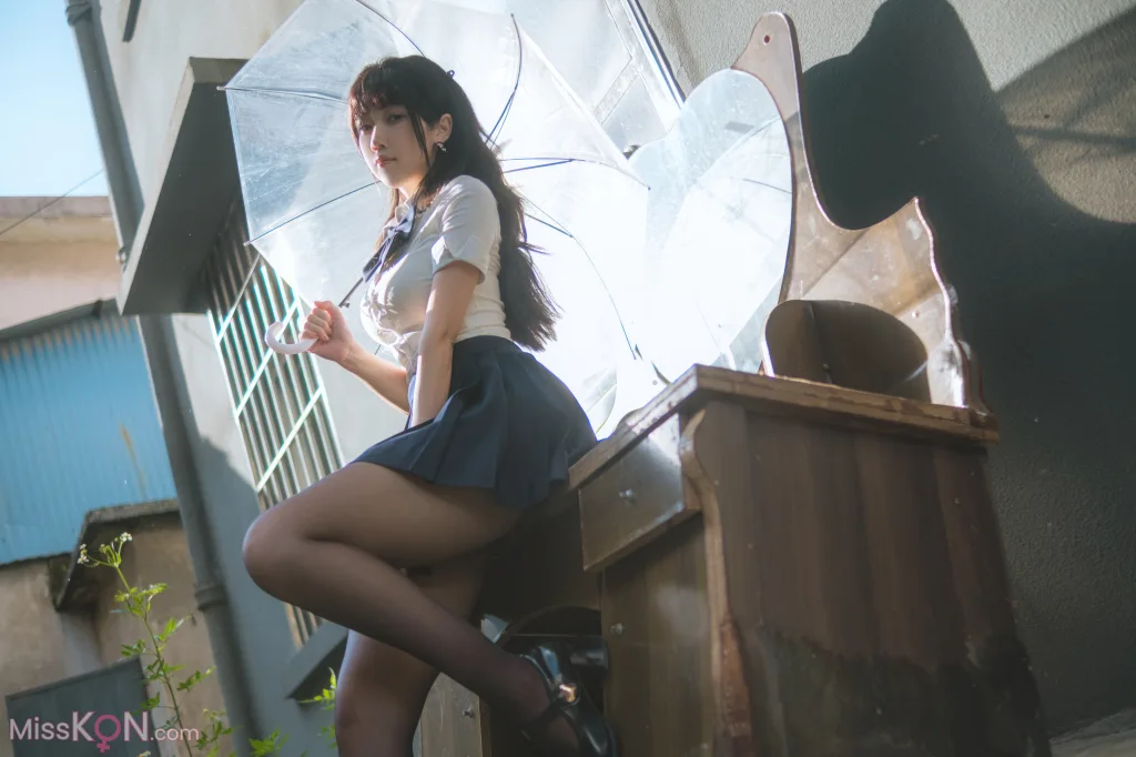 Coser@不呆猫: JK学妹户外 (59 photos)