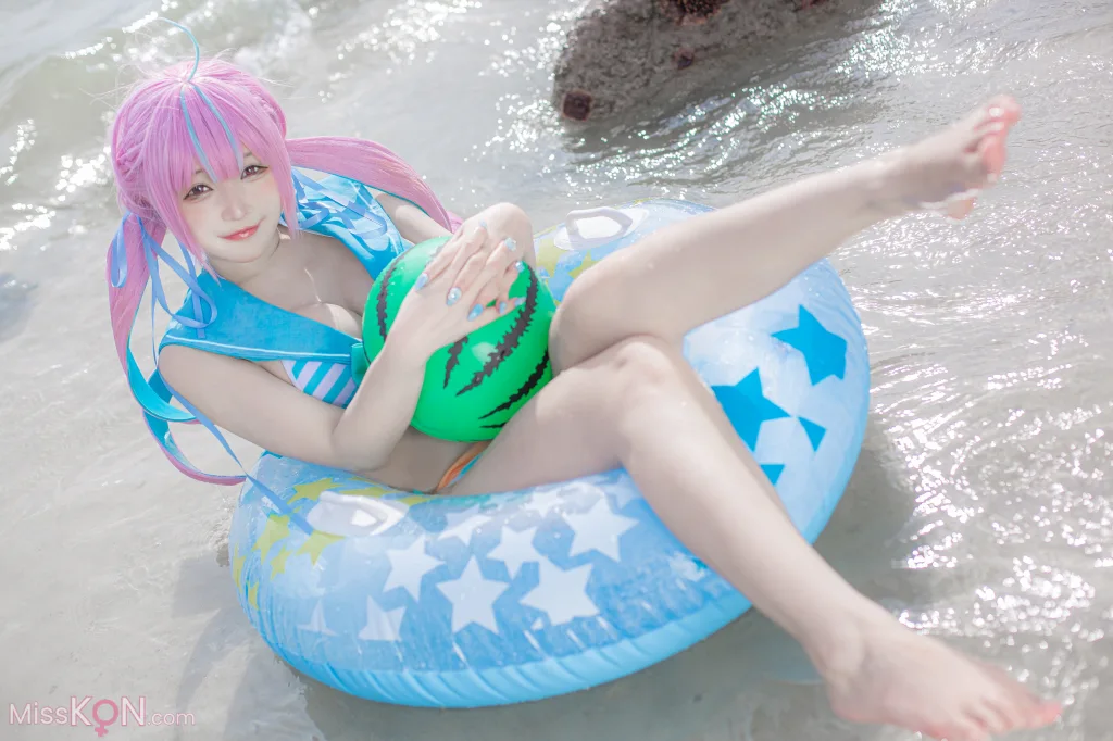 Coser@Takanashi Hanari: Aqua (21 photos)