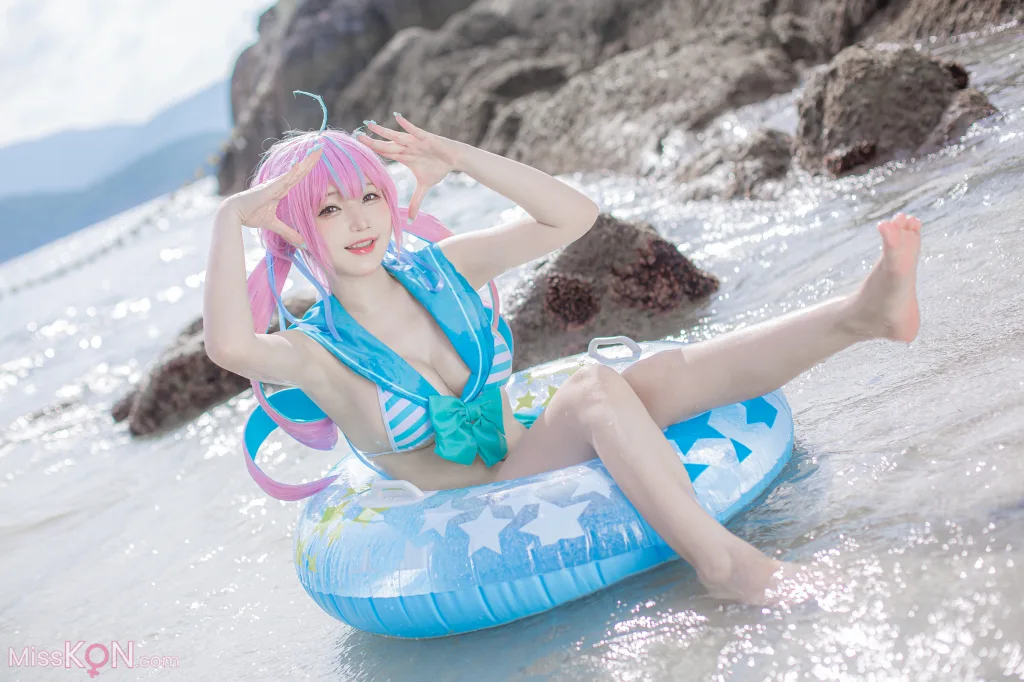 Coser@Takanashi Hanari: Aqua (21 photos)