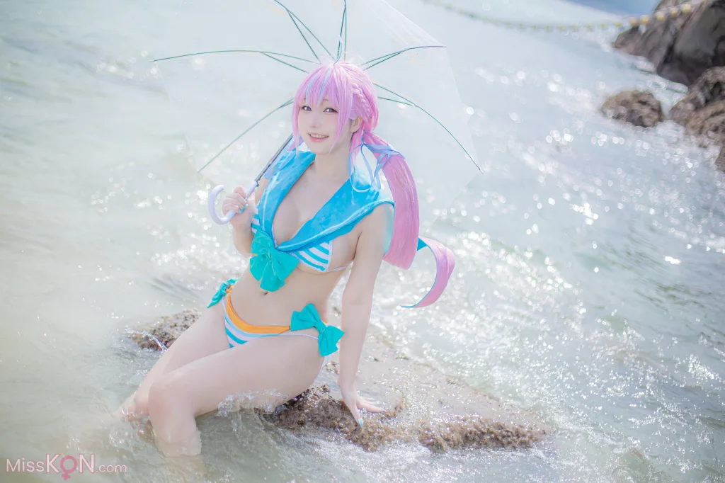 Coser@Takanashi Hanari: Aqua (21 photos)