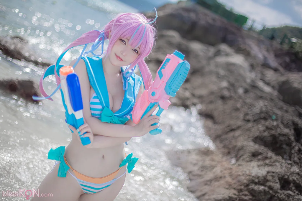 Coser@Takanashi Hanari: Aqua (21 photos)