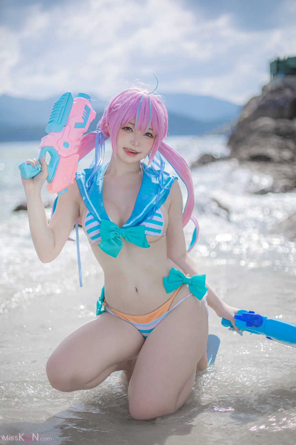 Coser@Takanashi Hanari: Aqua (21 photos)