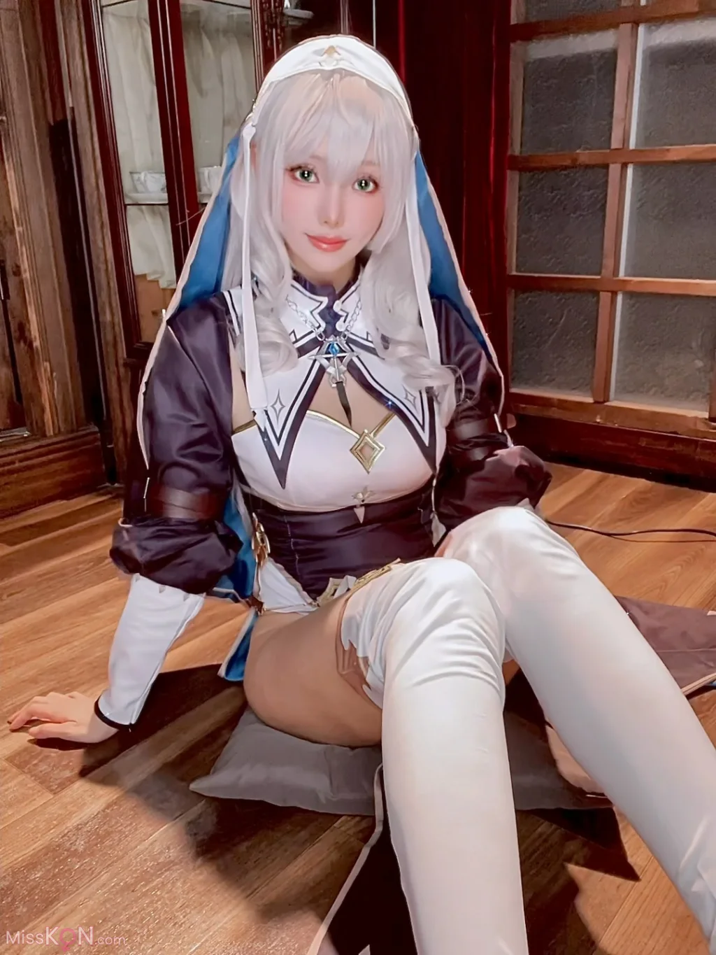 Coser@Ely_eee (ElyEE子): Shirogane noel~Nun (27 photos )