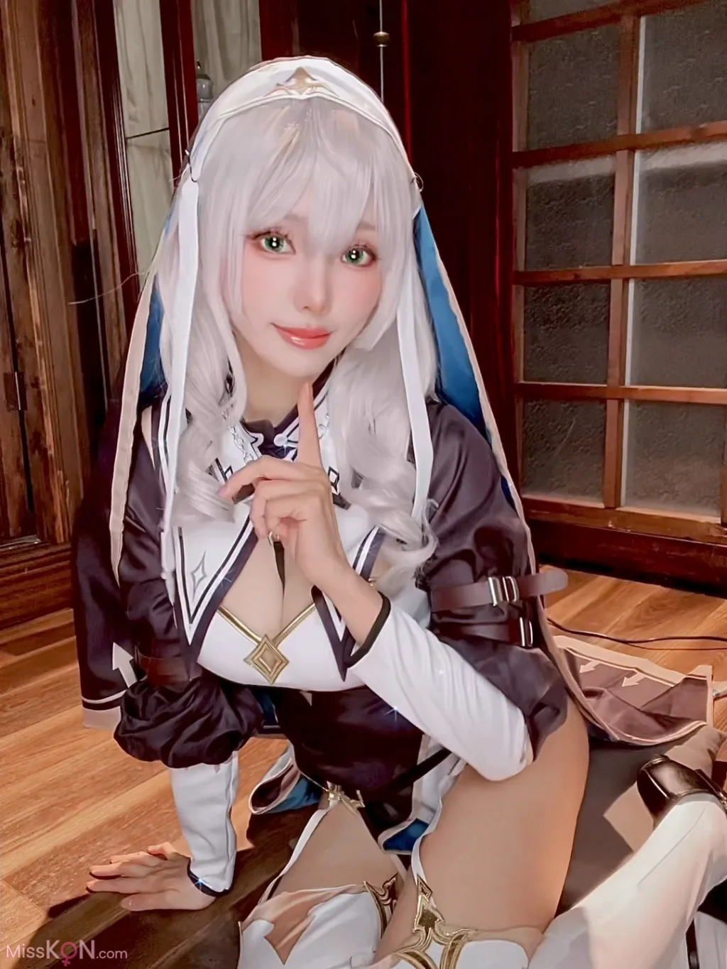 Coser@Ely_eee (ElyEE子): Shirogane noel~Nun (27 photos )