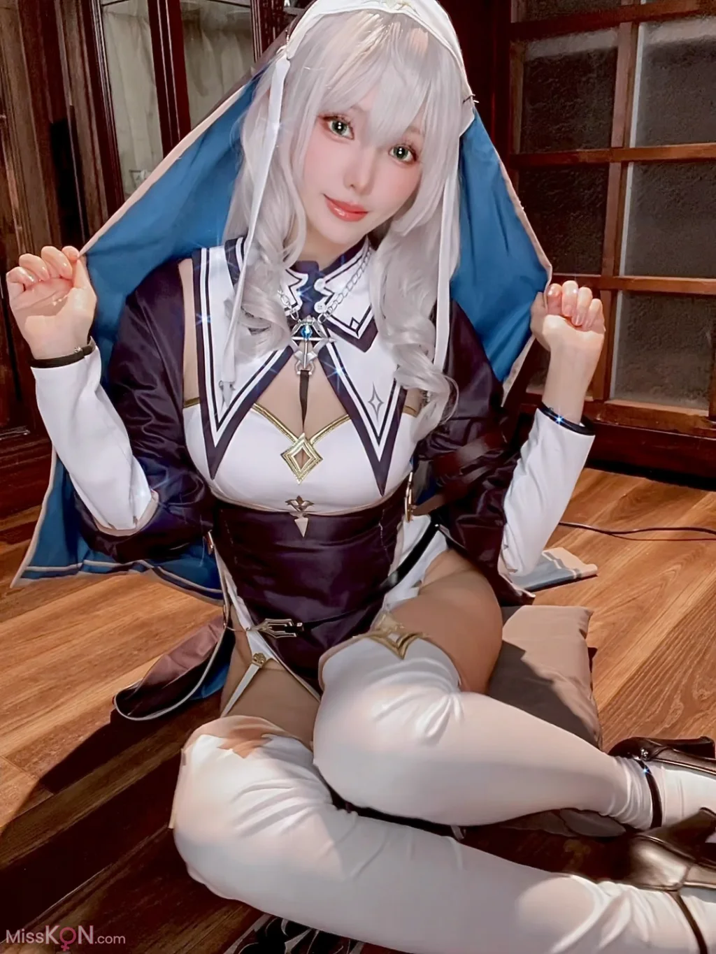 Coser@Ely_eee (ElyEE子): Shirogane noel~Nun (27 photos )