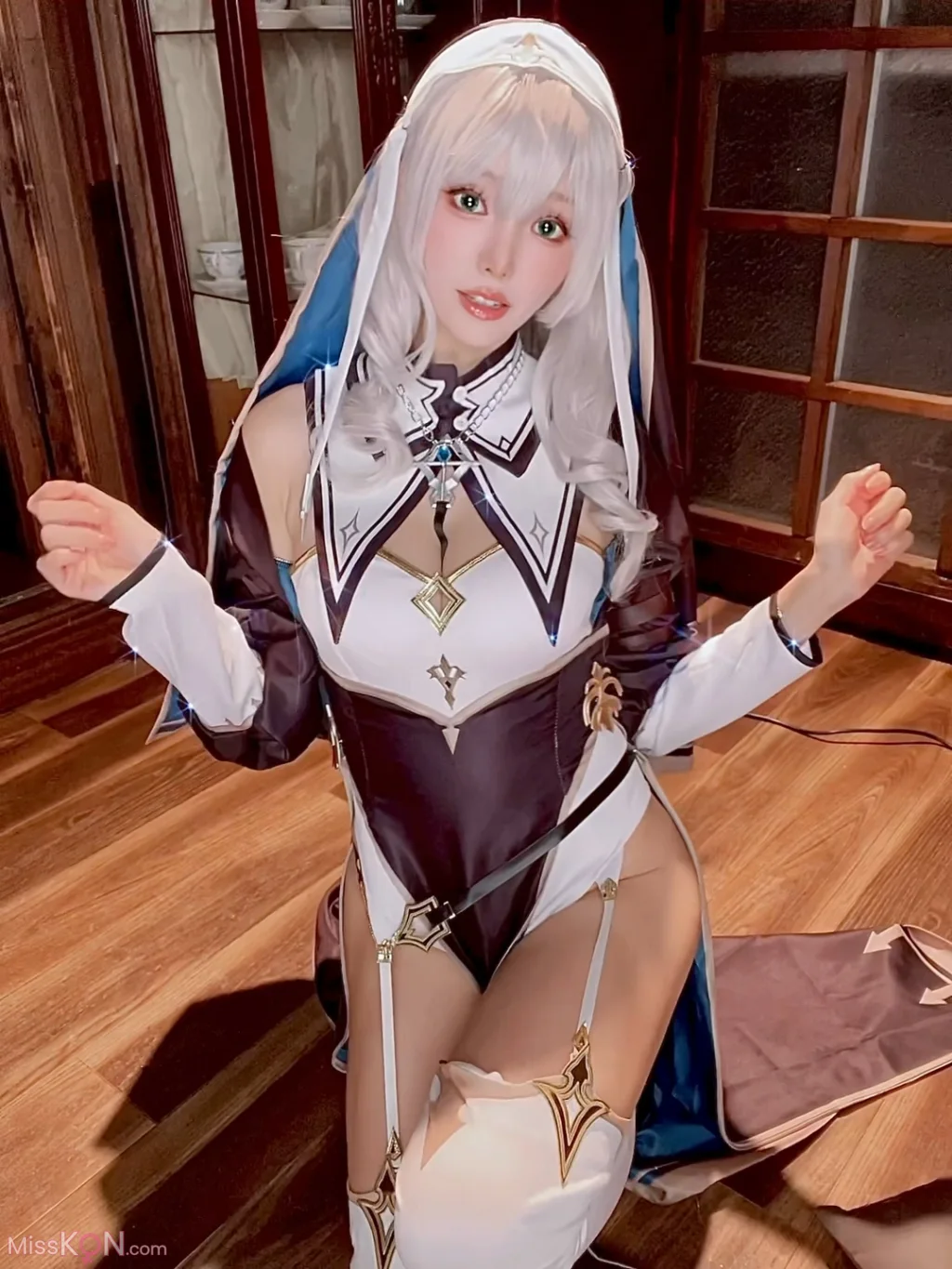 Coser@Ely_eee (ElyEE子): Shirogane noel~Nun (27 photos )