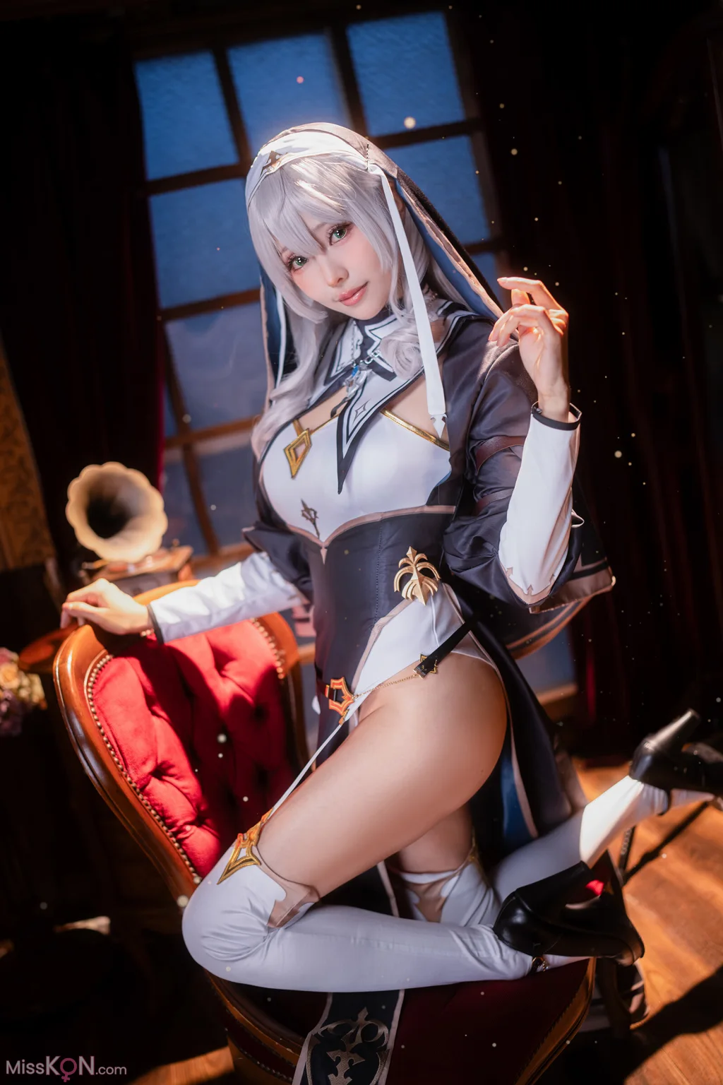 Coser@Ely_eee (ElyEE子): Shirogane noel~Nun (27 photos )