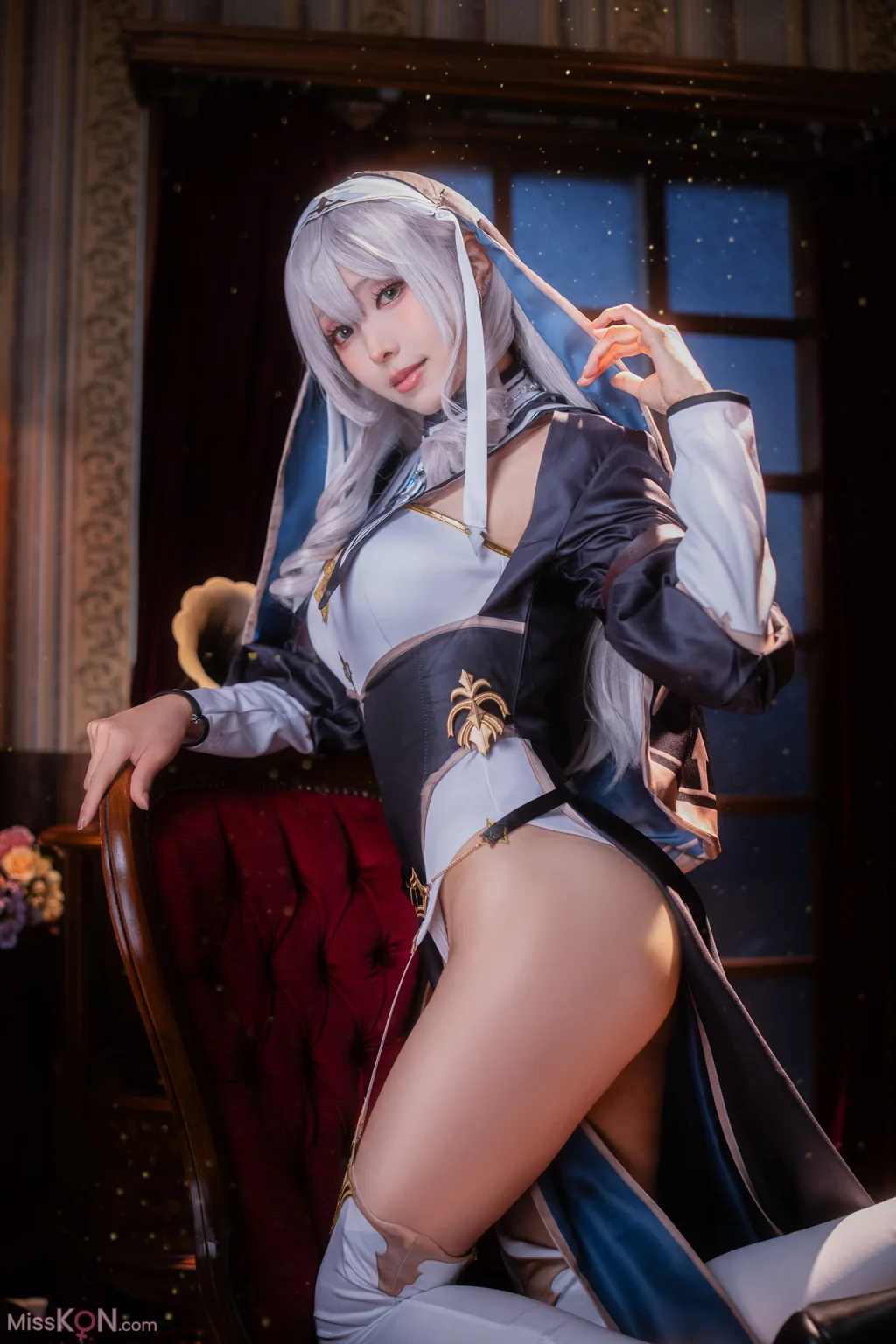 Coser@Ely_eee (ElyEE子): Shirogane noel~Nun (27 photos )