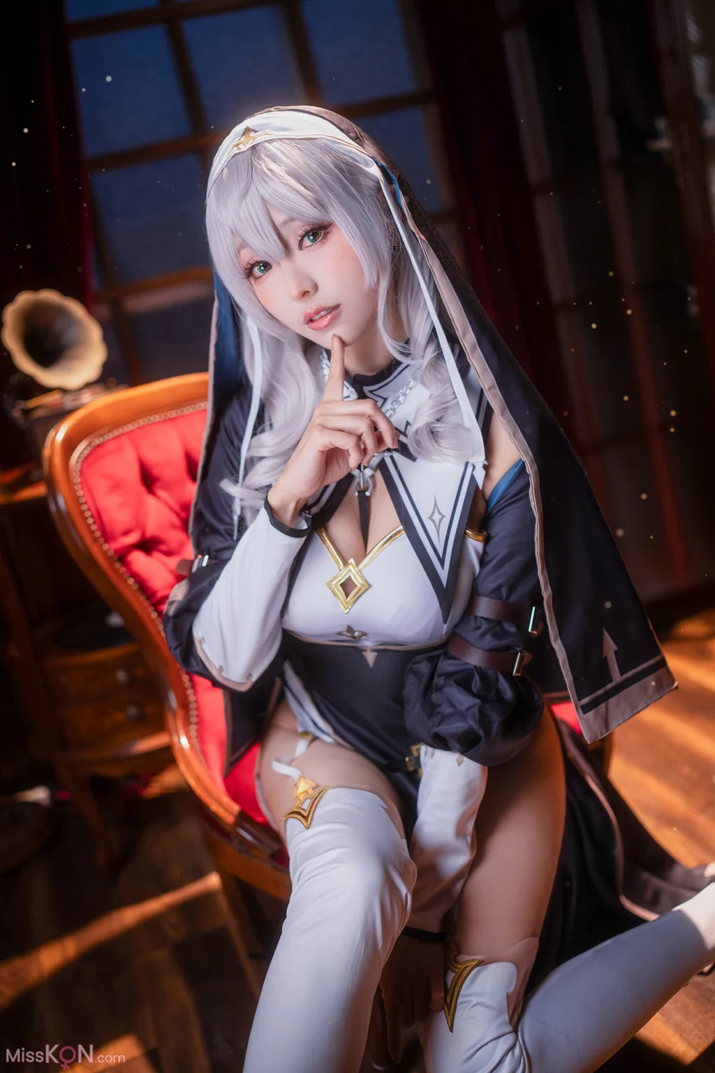 Coser@Ely_eee (ElyEE子): Shirogane noel~Nun (27 photos )