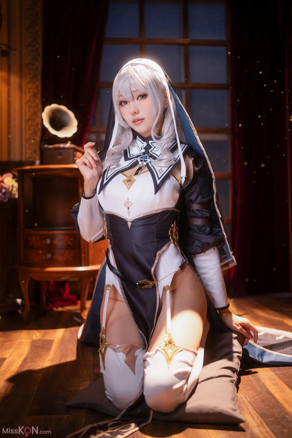 Coser@Ely_eee (ElyEE子): Shirogane noel~Nun (27 photos )