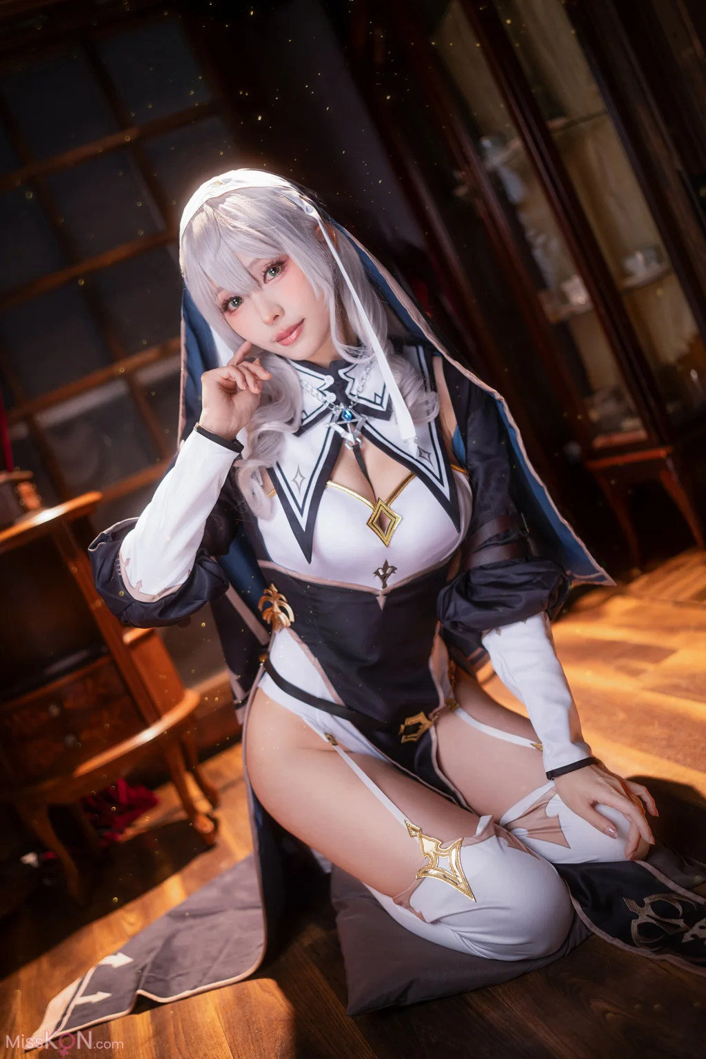 Coser@Ely_eee (ElyEE子): Shirogane noel~Nun (27 photos )