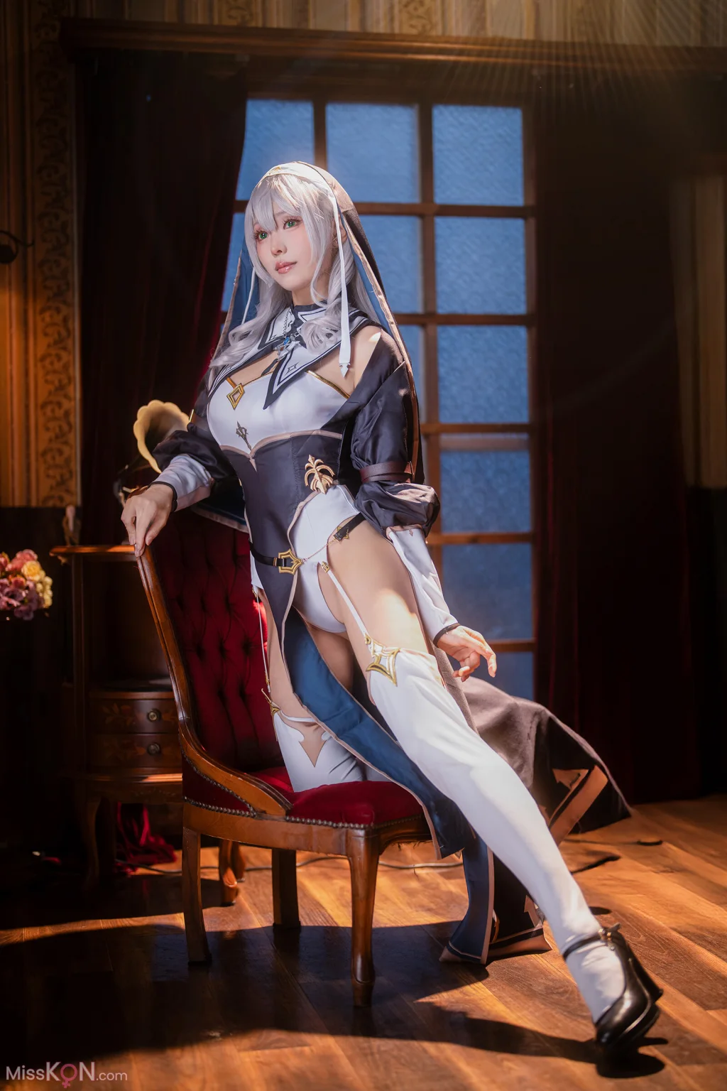 Coser@Ely_eee (ElyEE子): Shirogane noel~Nun (27 photos )