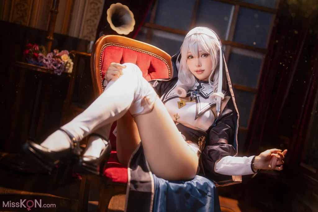 Coser@Ely_eee (ElyEE子): Shirogane noel~Nun (27 photos )