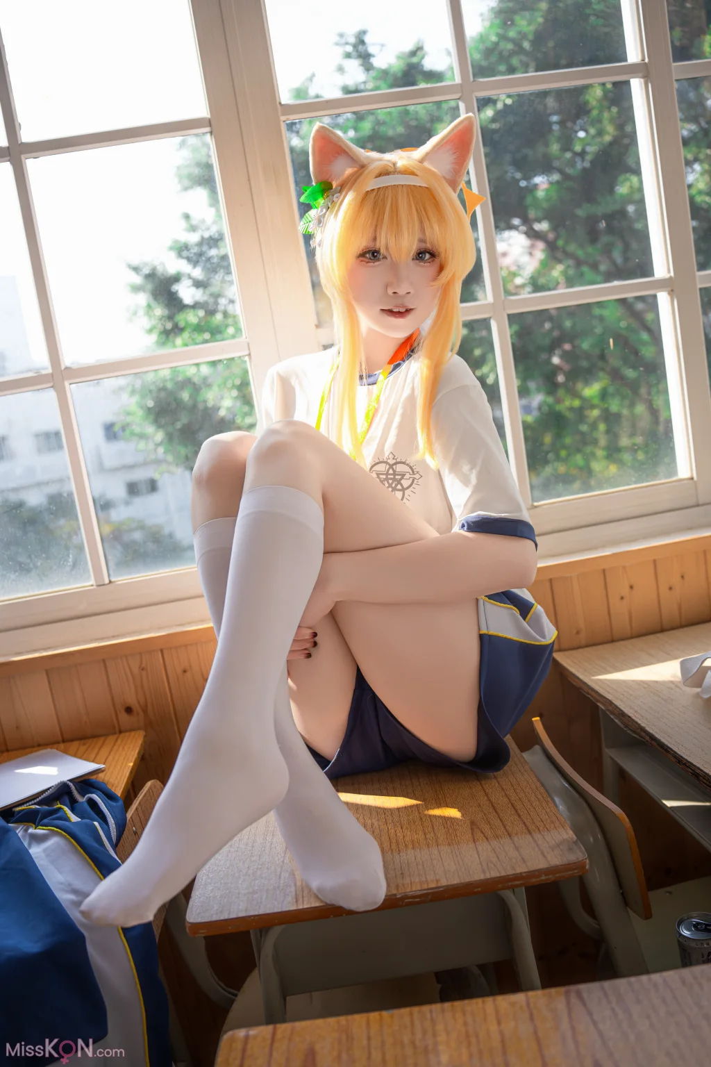 Coser@纸悦Etsu_ko: 玛丽体操服 (64 photos)