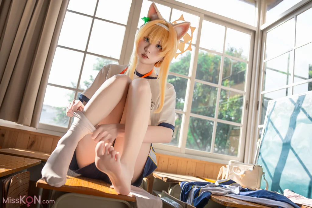 Coser@纸悦Etsu_ko: 玛丽体操服 (64 photos)