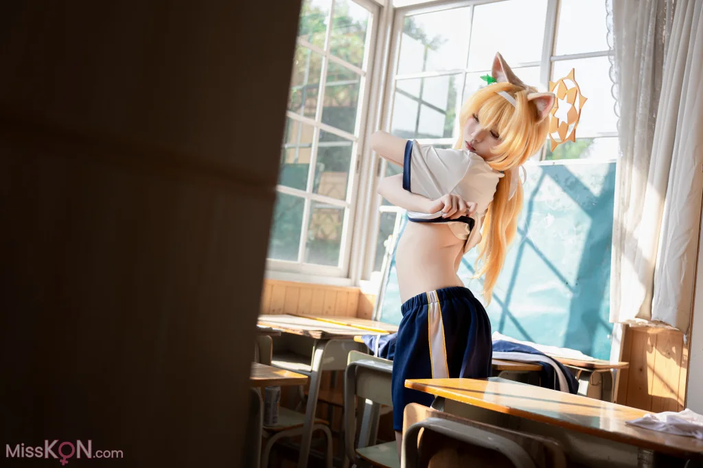 Coser@纸悦Etsu_ko: 玛丽体操服 (64 photos)