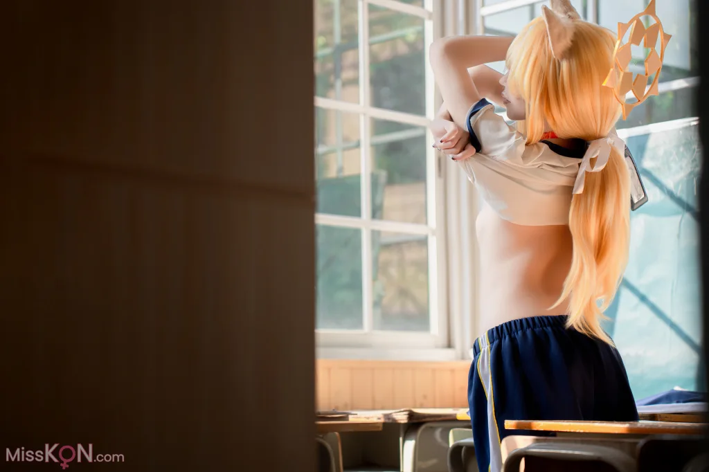 Coser@纸悦Etsu_ko: 玛丽体操服 (64 photos)