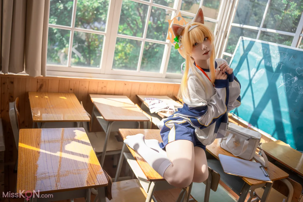 Coser@纸悦Etsu_ko: 玛丽体操服 (64 photos)