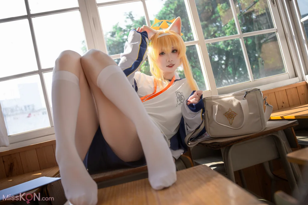 Coser@纸悦Etsu_ko: 玛丽体操服 (64 photos)