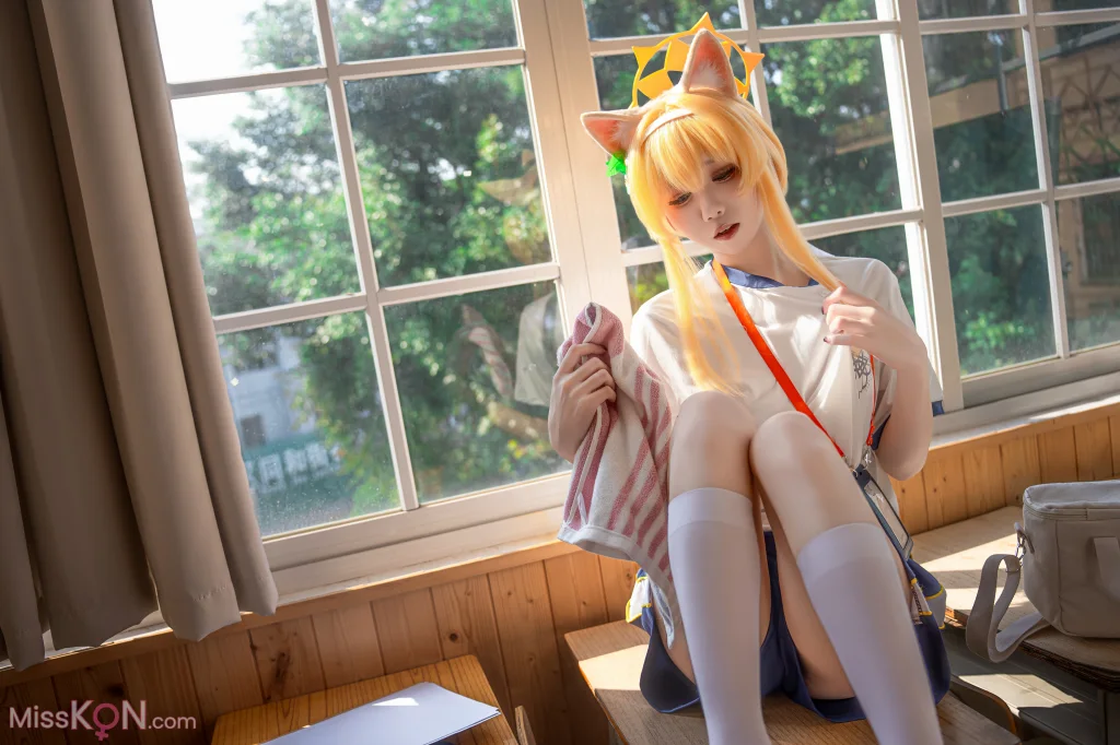 Coser@纸悦Etsu_ko: 玛丽体操服 (64 photos)