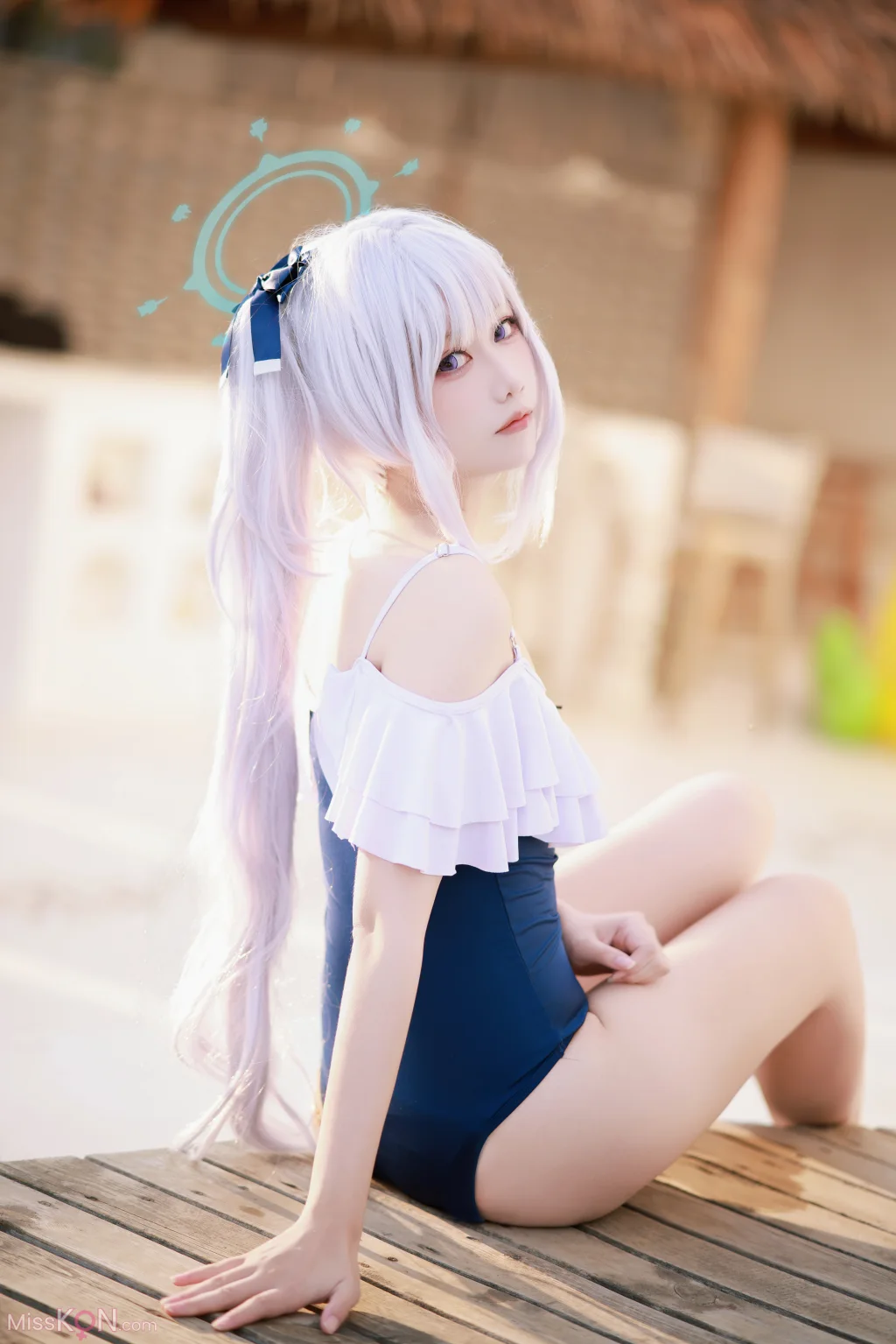 Coser@lunananya: 宫子泳装 (20 photos)